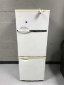An LG upright fridge freezer