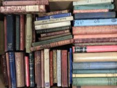 Two boxes of 20th century and later novels - works of Dickens,