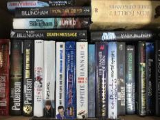 Three boxes of books - novels,