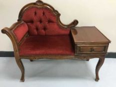 An Italian style telephone table