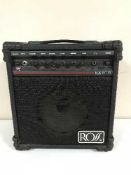 A Ross RG10 guitar amplifier and a Atomamp 8 watt practise amplifier
