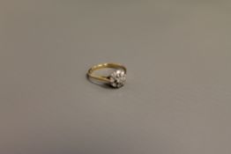 Antique 18ct diamond cluster ring CONDITION REPORT: The ring is in good condition.