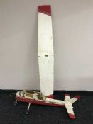 A Cessna 40 model plane