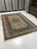 A modern rug of Isfahan design