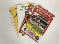 A large quantity of football programmes - Manchester United,