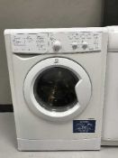 An Indesit washing machine