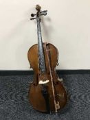 A Stentor student cello with bow
