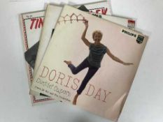 Two large boxes of LP records - easy listening