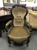 A Victorian lady's chair