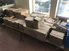 Two pallets of a very large quantity of white china dinner ware