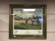 After Terrence Cuneo : Royal Stallion, reproduction in colours, limited edition 347/750,