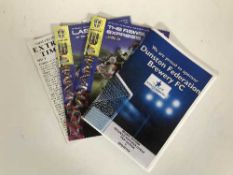 A large quantity of football programmes - Liverpool,