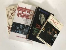 A box of book relating to music