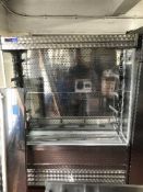 A stainless steel refrigeration display cabinet