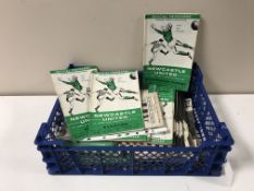 An excellent collection of Newcastle United Football programmes including Inter Cities Fairs' Cup