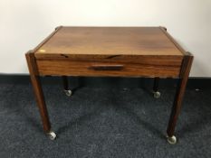A Danish rosewood sewing table