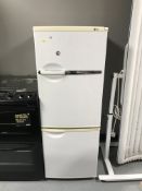 An LG upright fridge freezer