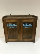 An early 20th century mahogany wall cabinet,