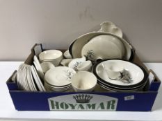 A box of Royal Doulton Bamboo tea and dinner ware