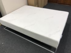 A 5' Ergoflex memory foam mattress,
