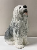 A large Beswick figure of an Old English Sheep dog,