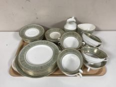 Approximately fifty seven pieces of Royal Doulton English Renaissance tea and dinner ware