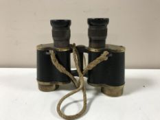 A pair of Carl Zeiss Silvamar 6 x 30 field glasses with brass mounts