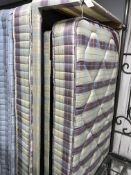 A 3' divan and interior and pull out guest bed and mattress