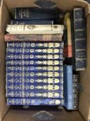 Three boxes of 20th century books - novels, ten volumes The Earl of Beaconsfield,