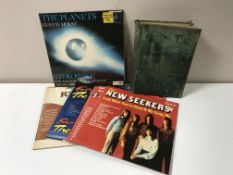 A box containing vintage boys annuals,