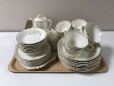 An American floral china tea service