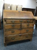 A Georgian oak bureau