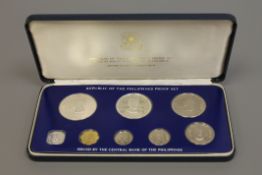 Republic of the Philippines Eight Coin Proof Set, by The Franklin Mint,