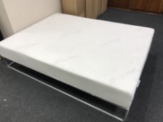 A 5' Ergoflex memory foam mattress,