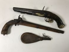 A George III Tower flintlock pistol,