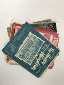 There boxes containing a quantity of sheet music