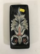 A Moorcroft pottery oblong dish,