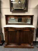 An early Victorian rosewood chiffonier