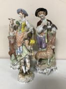 Two Dresden figures of a lady and a gentleman,