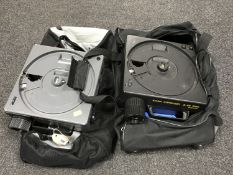 Two holdall's of Kodak slide projector carousels