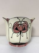 A Lorna Bailey Charles Rennie Mackintosh style planter