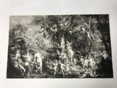 After Reubens - The Feast of Venus, 48 cm x 29.