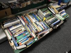 Four boxes of books relating to travel, nature,