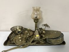 A large quantity of brass ware inc.