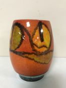 A Poole pottery vase,