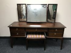 A Stag Minstrel dressing table,