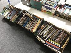 Three boxes of books relating to history, wildlife,