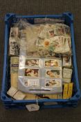 A large quantity of cigarette cards,