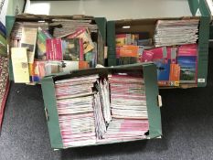 Three boxes of ordnance survey and other maps