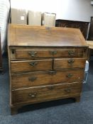A Georgian oak bureau
